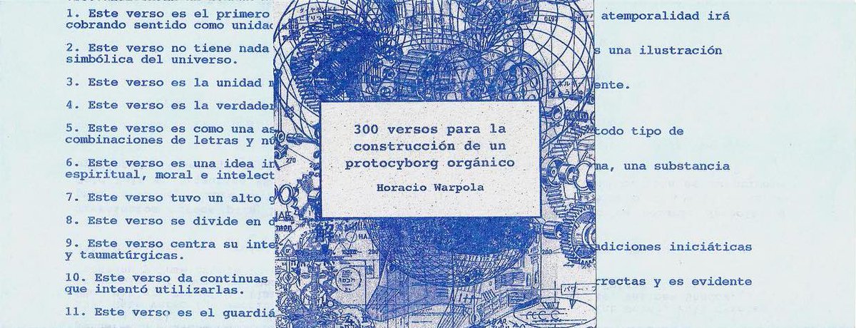 "284. Este verso se está buscando en la poesía" Recordamos el legado de #HoracioWarpola, prolífico poeta mexicano,con esta entrevista que le realizó <a href="/NoelReneCisne/">Noel René Cisneros</a> por la publicación de su libro "300 versos para la construcción de un protocyborg orgánico"🤖goo.su/ZiLb