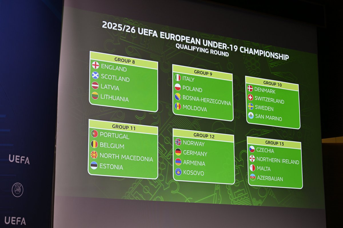 FSGC_official's tweet image. 🆕| Sorteggiati questa mattina a Nyon i nuovi gironi di qualificazione agli Europei per le Nazionali Under 19 e Under 19! 

►  fsgc.sm/sorteggiati-a-…

[📸©UEFA]

#Under19 #Under17 #Europei #Qualificazioni #forzasanmarino #forzatitani