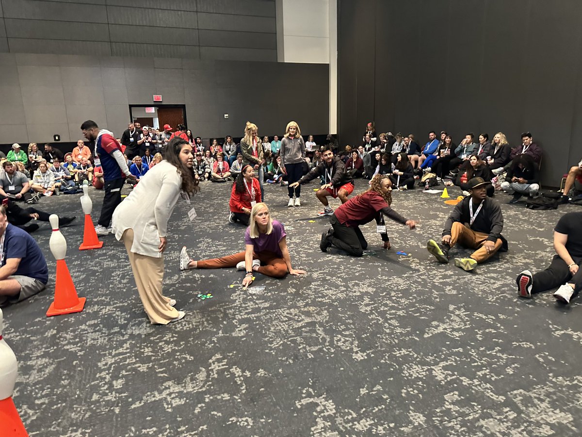 TheCoachFuller's tweet photo. What an awesome way to kick off this year’s @TexAHPERD! Thanks for helping us pack the room for this morning’s session! Any questions or need help with the handout, just let us know! #mhepe #risdmoves #physed #risdbetheone #texahperd24 https://t.co/kjMXXOEVnt