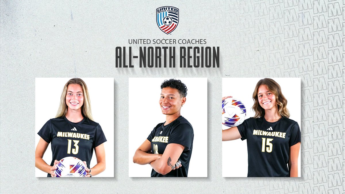 Rolling out the all-region honors ... 👏
🔸 Lainey Higgins, Second Team
🔸 Kayla Rollins, Third Team
🔸 Anna Champine, Fourth Team

Milwaukee Women’s Soccer Lands Three On All-Region Teams mkepanthers.com/news/2024/12/5…