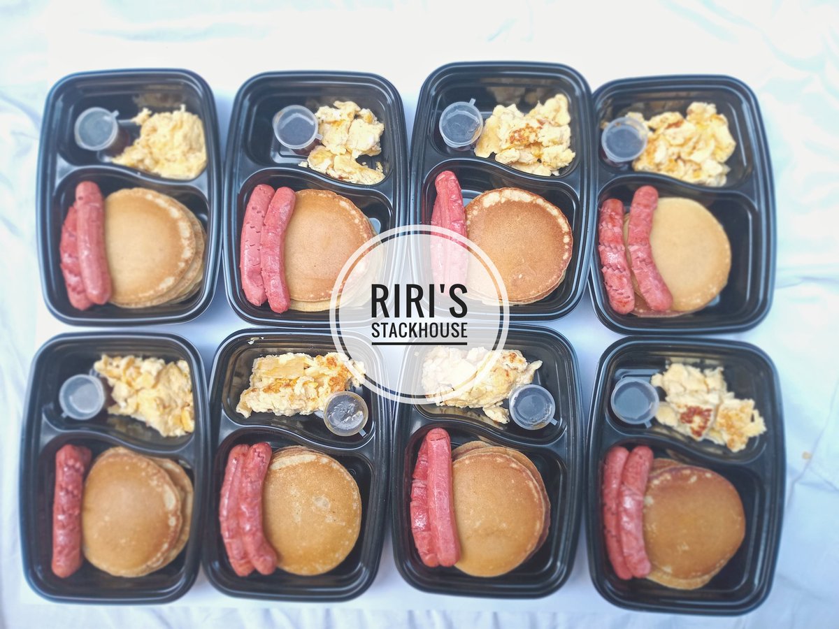 Ririspancakes's tweet photo. Let's help you make your morning easy and brighter by serving you our premium delicious platter of pancakes with rich scrambled eggs,sausage and honey. 
If you want this tomorrow for breakfast,don't hesitate to send your orders please. A plate goes for #5000

Location:Lagos https://t.co/V3tQcppyOD