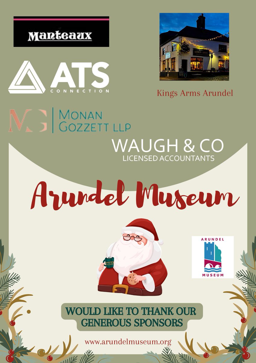 This weekend 12 noon - 3pm up to 22 December, plus Monday 23rd.
No need to book. We can't wait to welcome you!
Thank you once again to our sponsors.