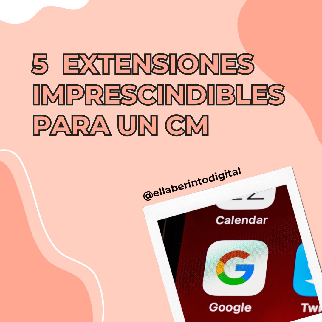 ellaberintodigi's tweet photo. 🚀 ¿Eres Community Manager? ¡Estas 5 herramientas serán tus mejores aliadas! 🖥

Con estas herramientas, ¡tu trabajo será más eficiente y profesional!

💡 ¿Qué otras herramientas recomendarías? 

#marketingdigital #communitymanager #extensiones #google https://t.co/TltubwKGaE