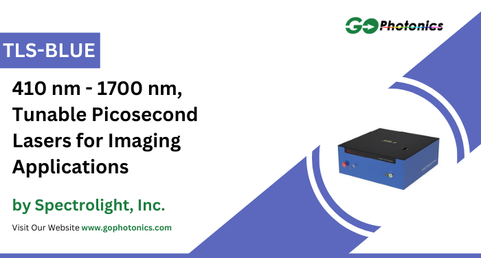 The TLS-BLUE from Spectrolight, Inc. are Tunable Picosecond Lasers with a tuning range of 410 nm - 1700 nm.

Click here to Download the Datasheet ow.ly/Y2jl50UlstP

#Spectrolight #tunable #picosecond #laser #Pulse #width #Featured #Products #photonics #INDUSTRY #Insights
