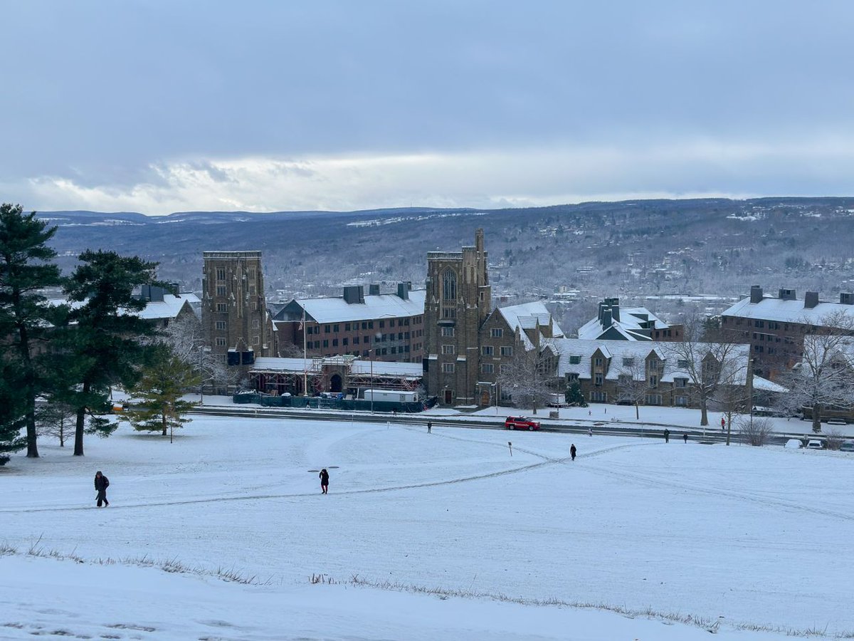 Winter hasn’t officially arrived, but the snowy campus has us feeling like it’s already here. ❄️