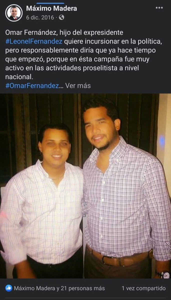 themax00's tweet photo. Quiero felicitar a mi amigo por cumpleaños @OmarLFernandez con quién compartí primera vez en 2016 ya 8 años desde entonces hasta hoy trabajamos por la misma causa política mucha vida, salud y prosperidad seguiremos hasta llegar a la presidencia de la RD, DTB.
#omarpormucho https://t.co/LAEiLBDAUM