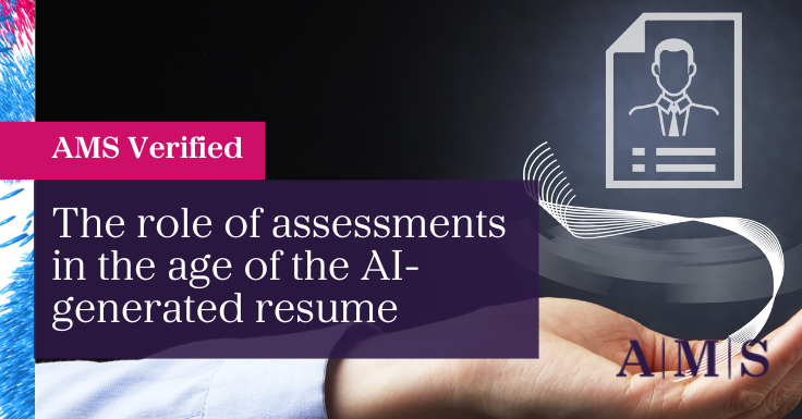 Learn how to maximize the use of assessment in the age of AI: app.getamsverified.com/article/the-ro… #Talent #AI