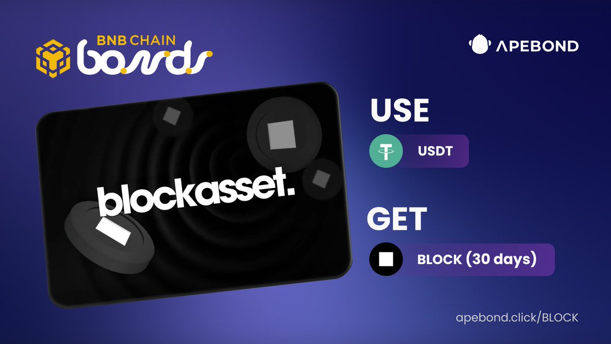 ApeBond's tweet photo. 🥊 New round of @blockassetco Bonds is LIVE!

Blockasset, The Sports Network, is a leading Web3 sports brand powered by @BlockBetGG and governed by a passionate community of sports fans. 🏟️

💎 It's TIME to get some $BLOCK!
👉 https://t.co/X0LrkzMwi9 https://t.co/quzyr3MfpG