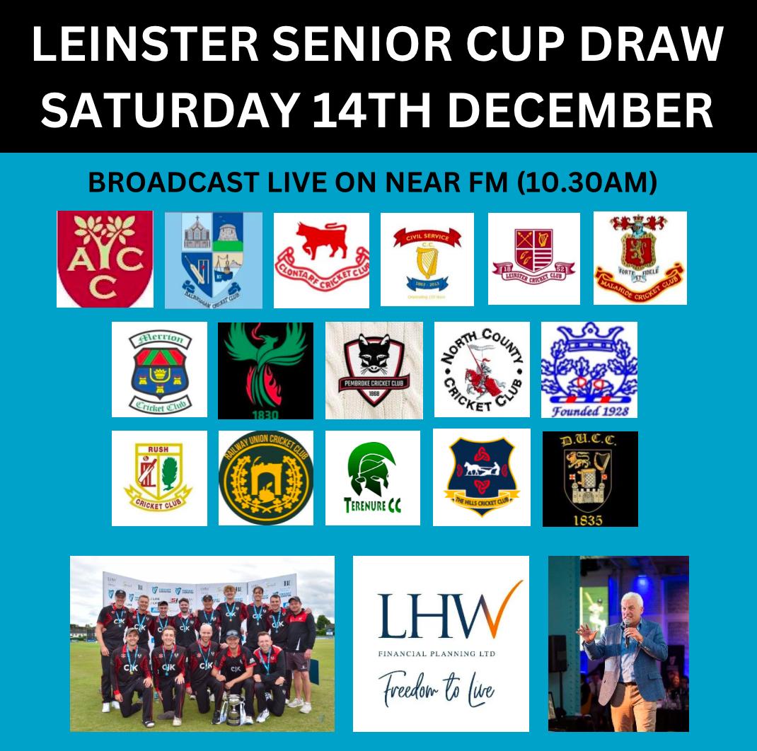 🏆LHW FINANCIAL PLANNING LEINSTER SENIOR CUP📢

Big news this afternoon - the Leinster Senior Cup for 2025 will be sponsored by <a href="/LHW_FP/">LHW Financial Planning</a> !

Massive thanks <a href="/thelewdog50/">Alan Lewis</a> &amp; <a href="/jack_tector/">Jack Tector</a> for the support!

Draw to be done next week! More details 👇

cricketleinster.ie/news/lhw-finan…