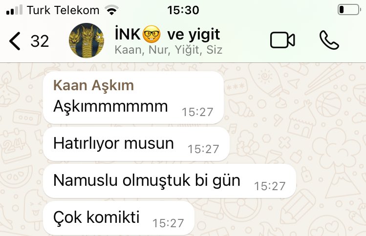 1 yeni mesaj