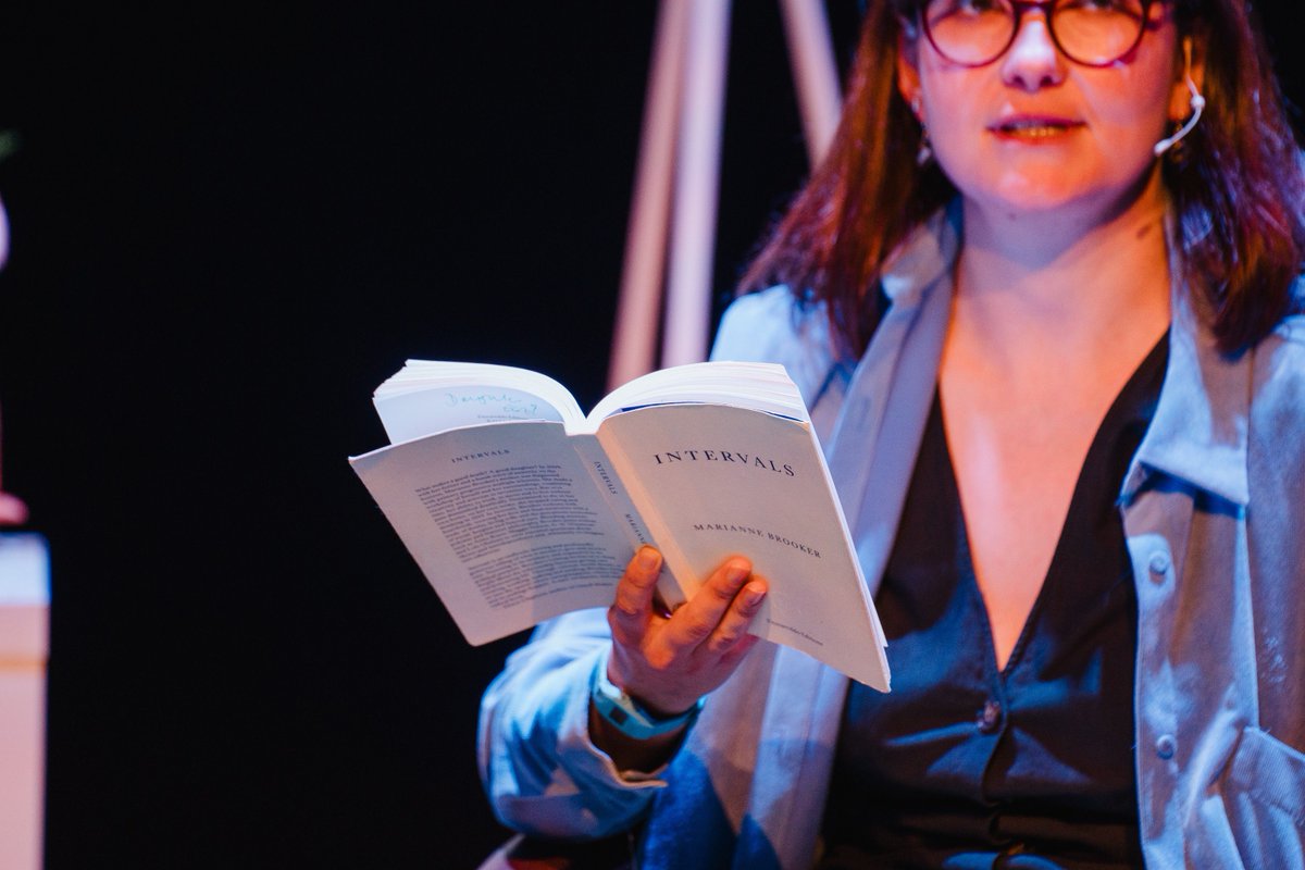 📚 Looking Back at #BLF2024 with Marianne Brooker discussing her work Intervals. 

🔗 Sign up for our mailing list for 2025 updates!  buff.ly/38TRboq