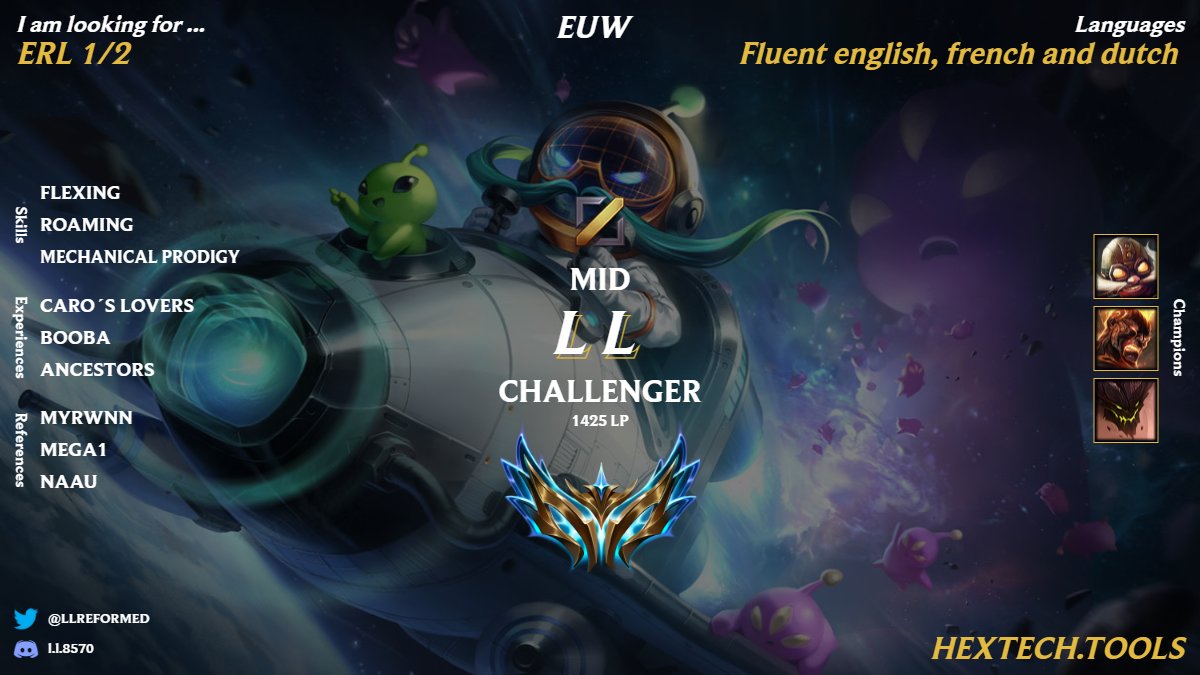 Tengo tiempo para competir el split que viene, escucho todo tipo de ofertas.