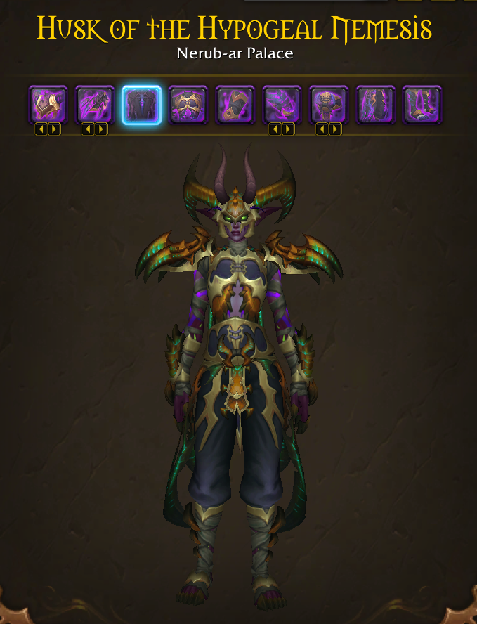 Angstation's tweet photo. #Warcraft #NightElf #DemonHunter #Soifia #TransMog 

I haven't been posting in a while, been busy focusing on playing. But completed this outfit! https://t.co/cRKqF1gWgU