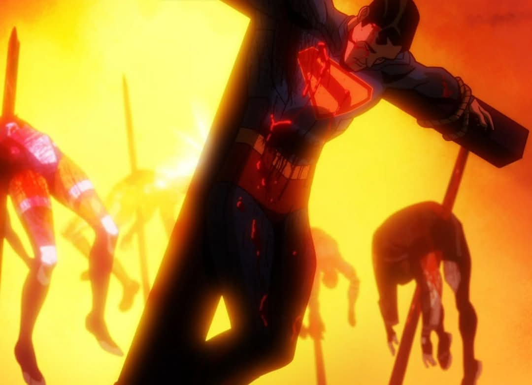AlBurialis90's tweet photo. Entonces... ¿Ya mataron al Cropoman? Por cierto, recuerdo que se quejan de las referencias religiosas de Zack Snyder y vean jajaja #Pedoverso https://t.co/AYaumjISla