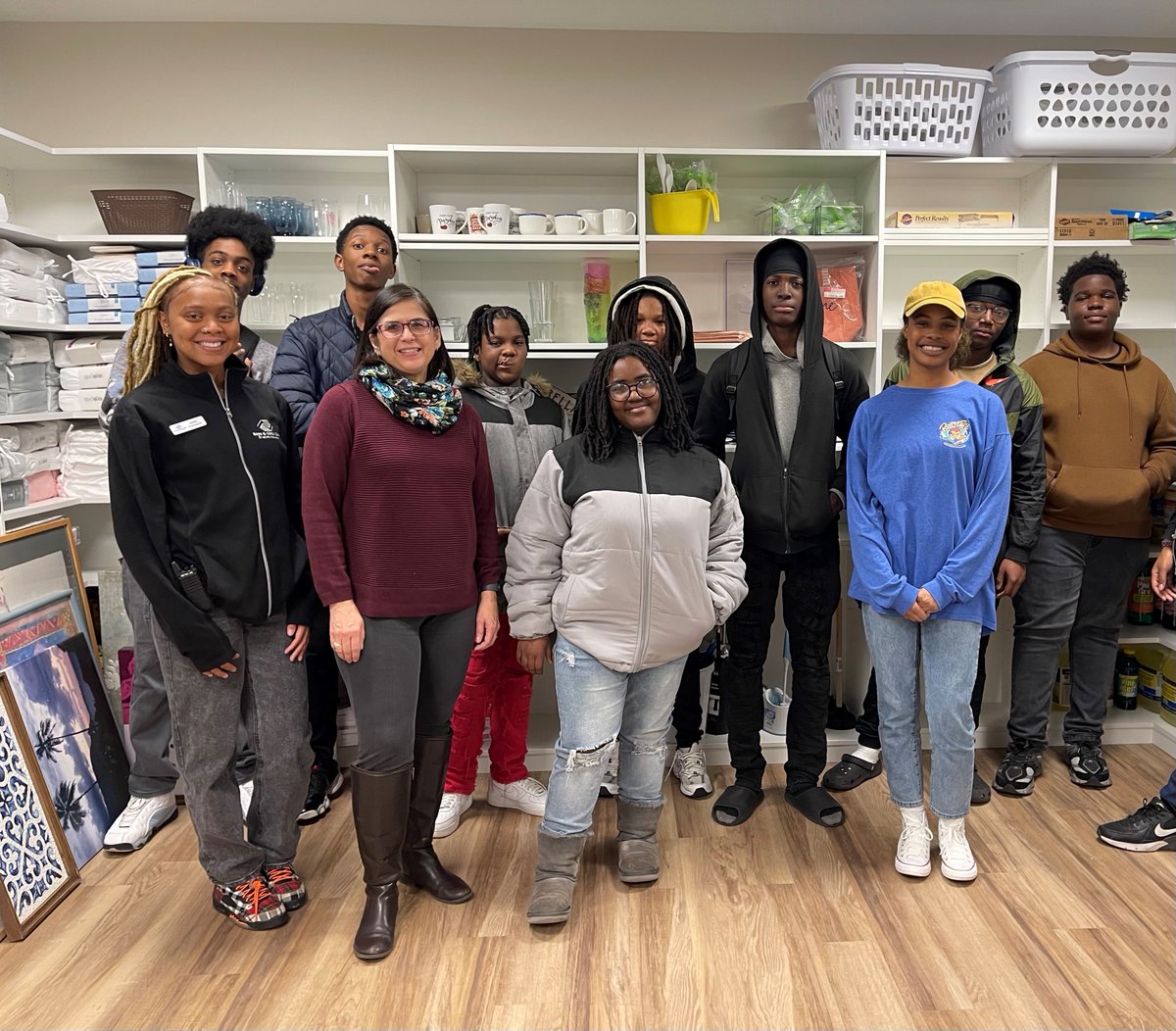 "The Young Born Leaders of Keystone" put together 20 Christmas stocking hygiene kits filled with essentials like toothbrushes, soap, deodorant, and more. These kits were donated to Housing Families First, a organization that supports families who have experienced homelessness.