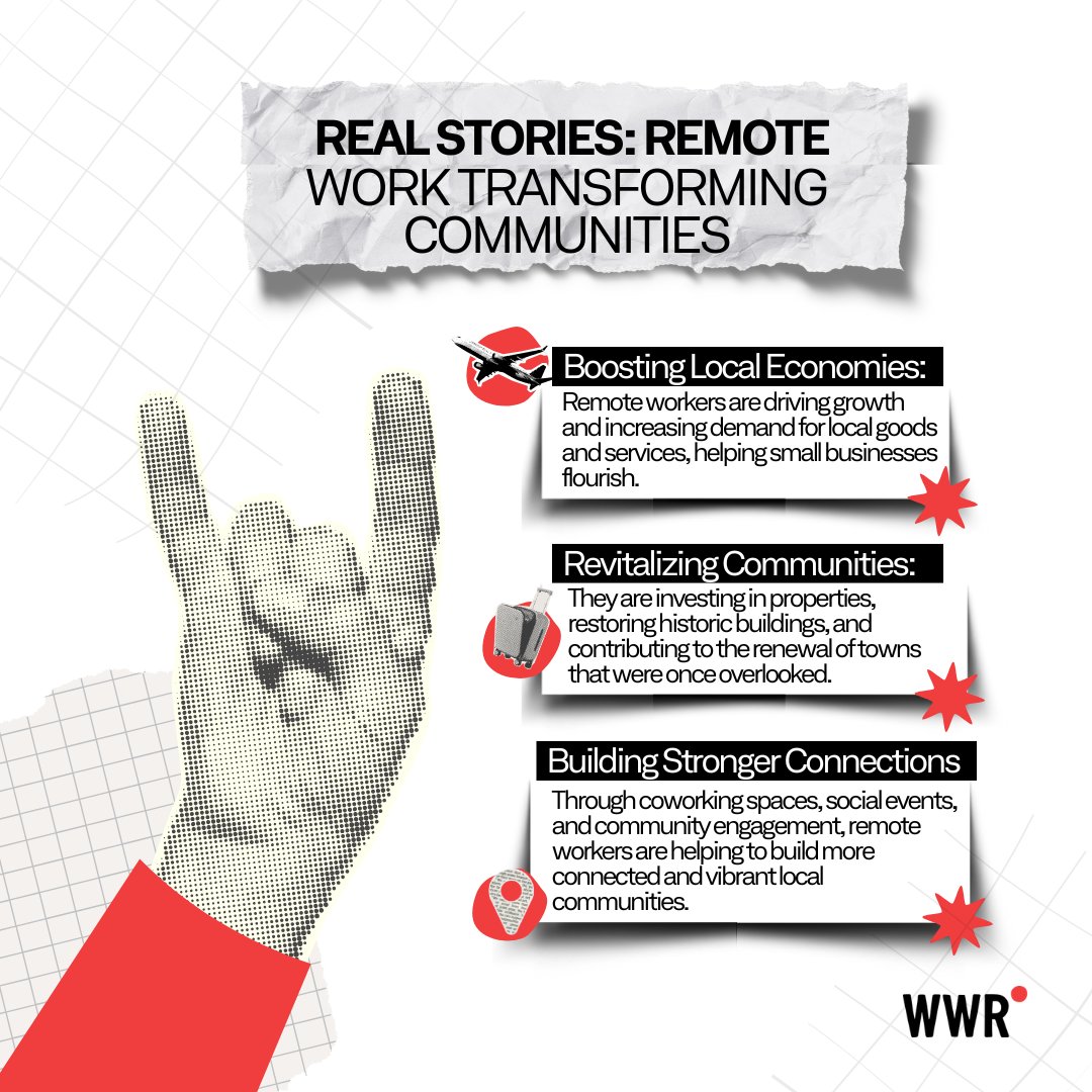 weworkremotely's tweet photo. We Work Remotely Rising prices in small townsβare remote workers to blame or the unexpected heroes? π¦ΈββοΈπ¦ΈββοΈ
Read the full story here: https://t.co/3lnzmo4Jcp
#RemoteWorkers #WorkFromAnyWhere #Wfh #WeWorkRemotely #RemoteLifeStyle #RemoteLife #WorkRemotely https://t.co/4KFCQCBagK