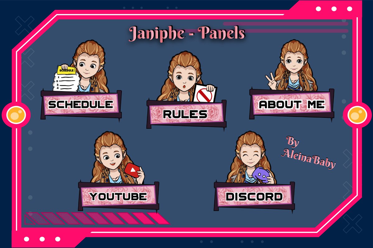 AleinaJordan's tweet photo. Bringing that Aloy energy to Twitch with custom vector art panels! ๐ฏ๐ Designed for https://t.co/YqPcNiRWqRโdonโt forget to follow! ๐ฟ๐พ
#art #twitch #twitchstreamer #twitchtv #twitchgamer #twitchaffiliate #customizedart #digitalart #panels #twitchpanels #twitch https://t.co/zxDZ5Q8YU8