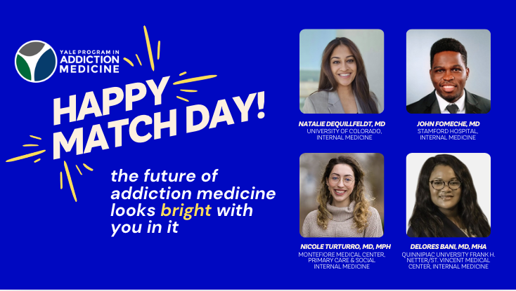 YaleADM's tweet photo. Yesterday, we matched with an ✨incredible✨ new cohort of addiction medicine fellows! We can wait welcome this stellar group of clinicians to #NewHaven in July! #MatchDay2024 https://t.co/2Ufc7Nczfh