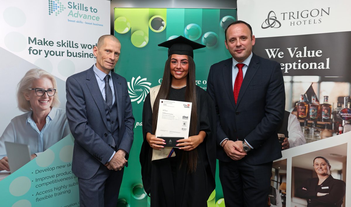 TrigonHotels's tweet photo. Congrats to our team members who graduated from the Aspire Leadership &amp; Management Programme! 

Delivered by @corkfet this initiative helps grow supervisory &amp; leadership skills under the Skills to Advance scheme. 🌟 

#TrigonTeam #Leadership #LifelongLearning https://t.co/lFUiGlgmD5