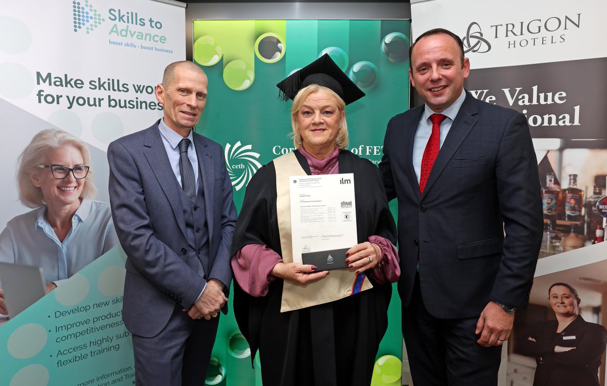 TrigonHotels's tweet photo. Congrats to our team members who graduated from the Aspire Leadership &amp; Management Programme! 

Delivered by @corkfet this initiative helps grow supervisory &amp; leadership skills under the Skills to Advance scheme. 🌟 

#TrigonTeam #Leadership #LifelongLearning https://t.co/lFUiGlgmD5