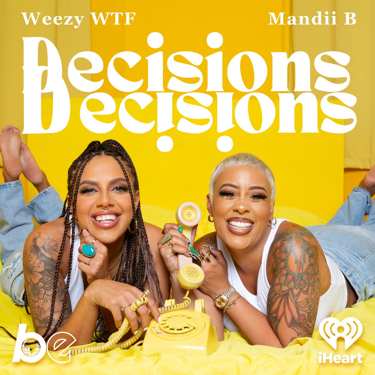 DecisionsPod's tweet photo. 🚨 BIG ANNOUNCEMENT 🚨

Our brand-new podcast Decisions, Decisions with your favorite girls, Mandii B &amp; Weezy, drops its FIRST episode Monday, December 9, 2024! 🎙️✨

This rebrand was soooo hard to keep from y’all! https://t.co/dwRHhYtNbP