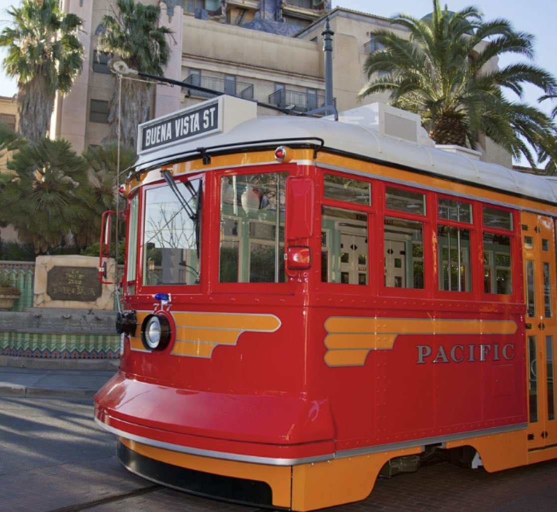 ScottGustin's tweet photo. NEW: The last date for guests to ride Red Car Trolley at Disney California Adventure Park is Feb. 8, 2025 as construction begins on Avengers Campus. https://t.co/2I7MwTw969