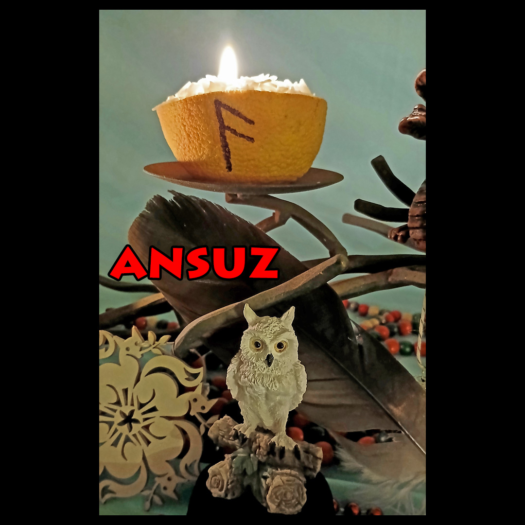 runequeen_rqefi's tweet photo. 4th of Sunwait. Tonight we light the Ansuz candle &amp; contemplate. Where do wisdom &amp; inspiration come from? How powerful are our words, our voices? Why is speaking truth noble &amp; important? Learn more here: https://t.co/vbYwVBZ2DI #sunwait #fehu #uruz #thurisaz #ansuz #raidho #kenaz https://t.co/SfPjqXDxWt