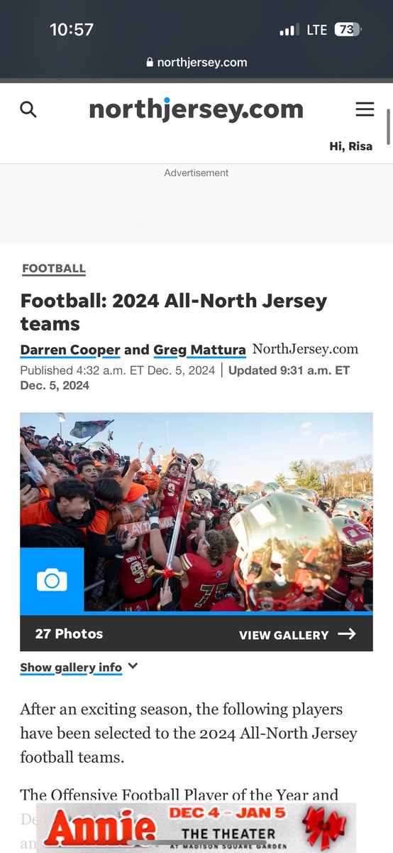 chase_calarco's tweet photo. Honored to be named a first team all North Jersey Running Back!

@coachdcord @desalvocrew https://t.co/Di0wLhMhd0