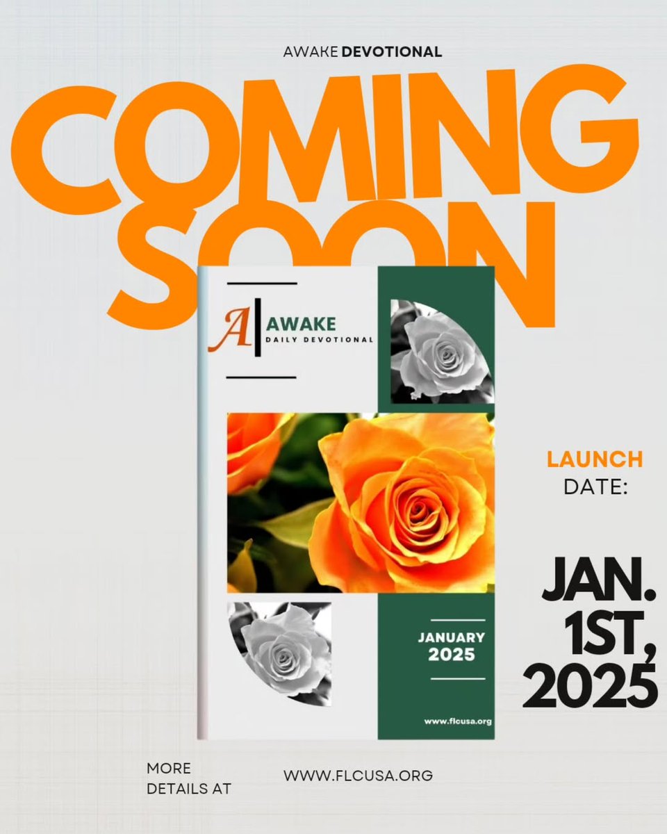 FLC_USA's tweet image. Reading devotionals daily is like starting your day with a spiritual breakfast - it gives you the strength and inspiration to face the day ahead.

Get ready to start your day with purpose and passion!

#awakedevotional #devotionalguide #christainbooks #dailyawakening