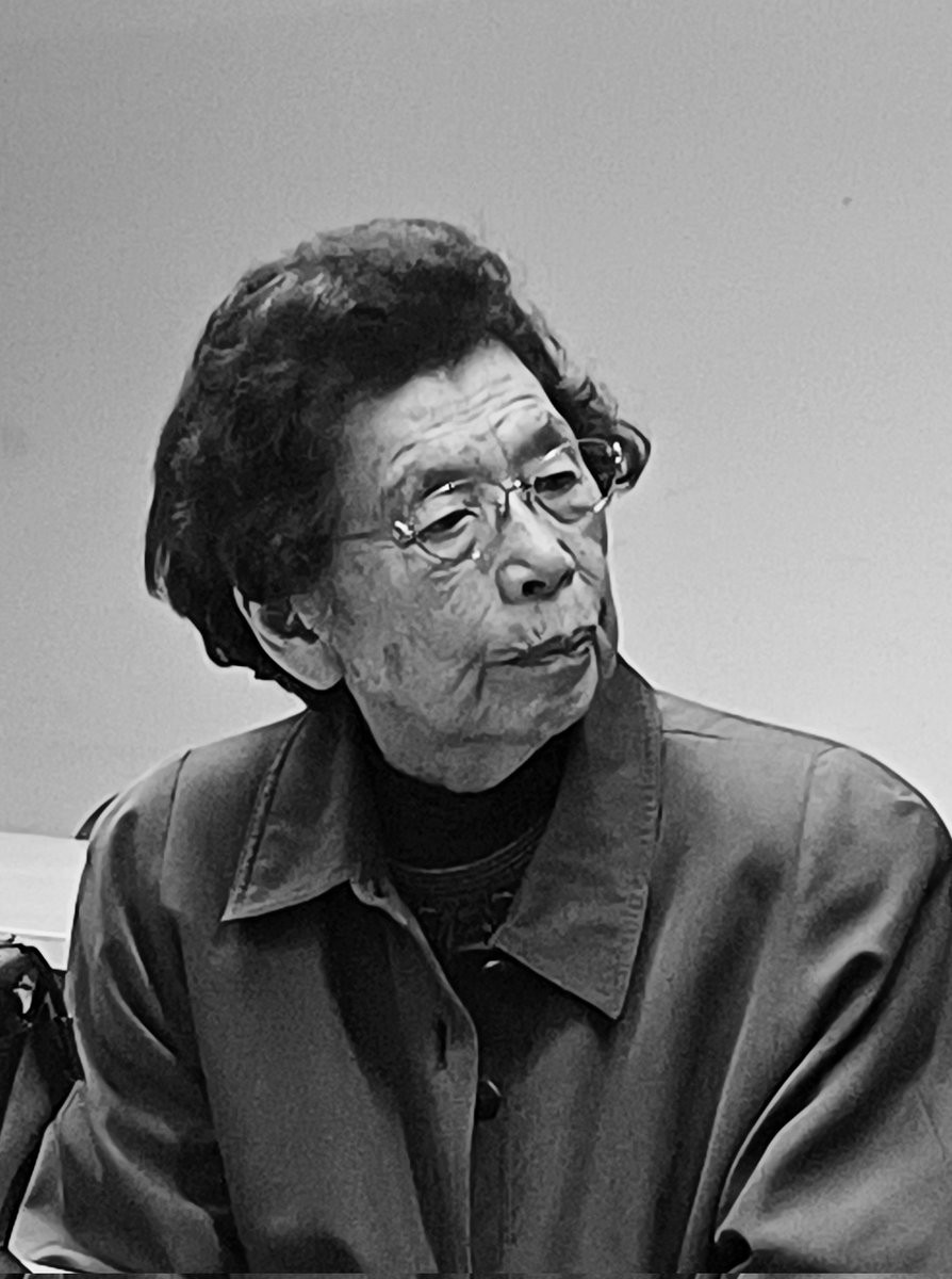 "I thought those fireballs were the spirits of the people who wanted to live and do so many things but couldn’t.  They left this world leaving behind so many regrets.  They were killed by an A-bomb even though they did nothing wrong.." 

KASAOKA Sadae, 92,  hibakusa