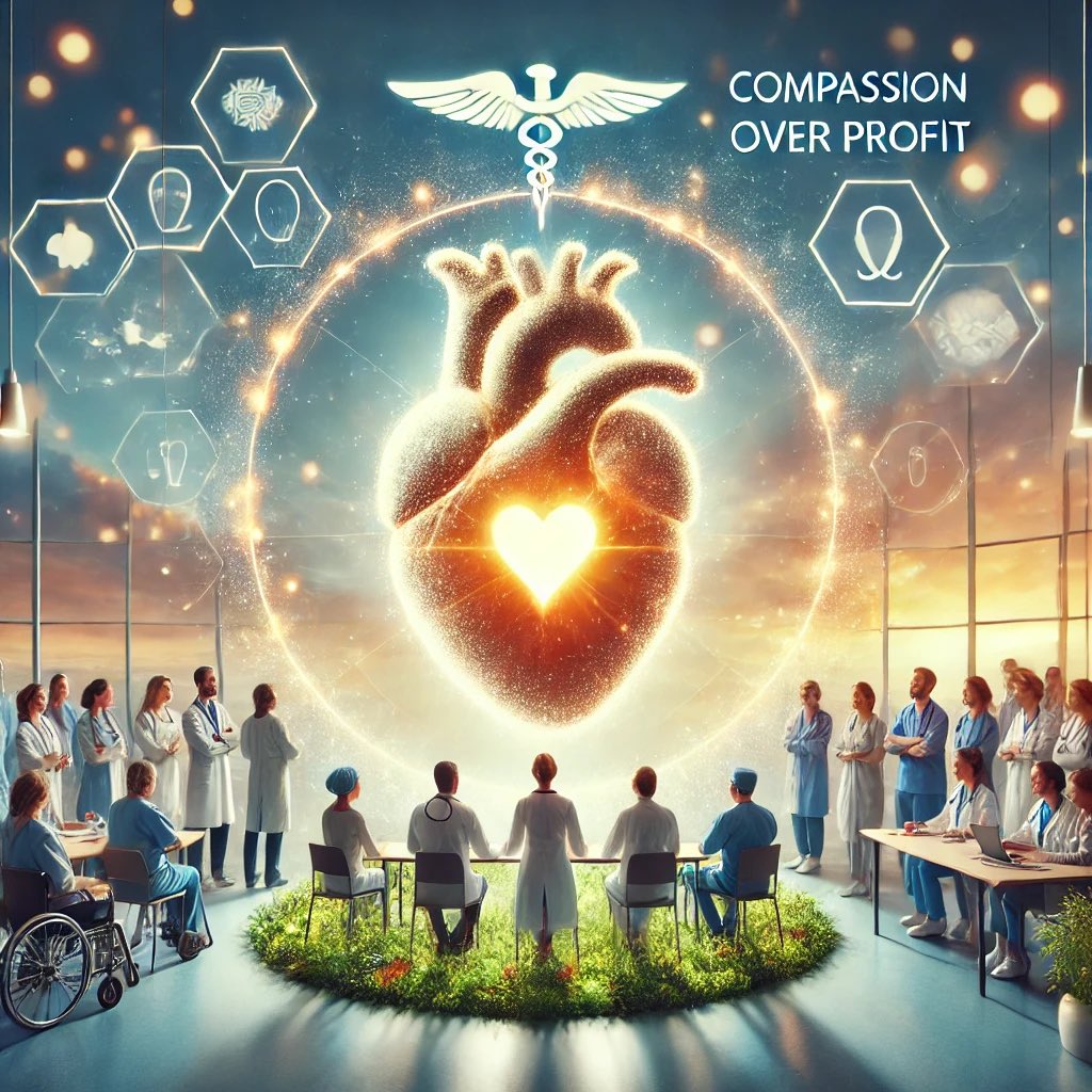 Zrahman7779's tweet photo. If healthcare prioritizes profit over people and no one speaks up, it’s clear we lack the leadership we need. Healthcare should serve humanity, not earnings. Let’s demand a system that values compassion and care above all else. 💙 #PeopleOverProfit #CompassionInCare #Leadership https://t.co/zLtL3WOv8U