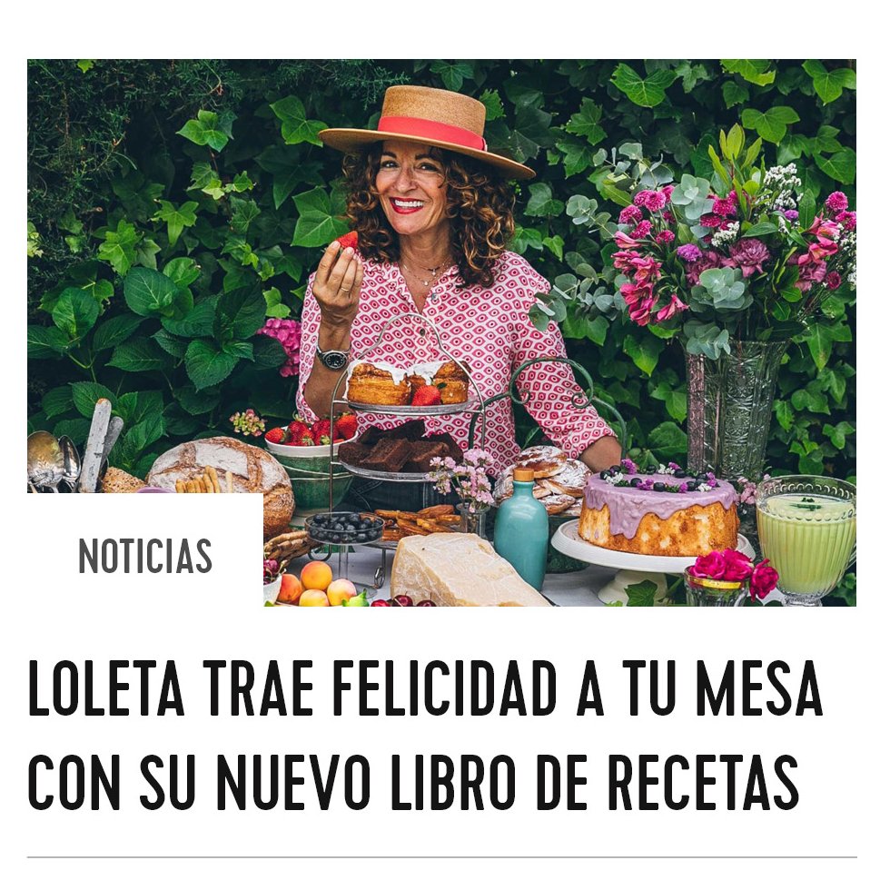 📖 “El libro perfecto para disfrutar celebrando en casa como en ningún otro sitio.” 💖 “El manual indispensable para convertir tu mesa en esa en la que todos querrán sentarse” 🍴

‘A la mesa con Loleta’ de <a href="/LoletabyLoleta/">Lola Bernabé</a>. 🎁😊

👉 bit.ly/4g3375g