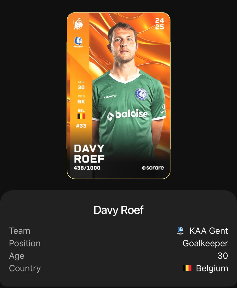 🚨Giving away this <a href="/Sorare/">Sorare</a> card &amp; also 1 month subscription on <a href="/Sorare_Inside/">Sorare Inside</a> for someone who:

- Follows me &amp; <a href="/Sorare_Inside/">Sorare Inside</a> ✅
- Like this Tweet ❤️

That’s it👑

Promo Code: SHERIFF

No commission for me, only a way we can have lineup predictions🙏🏼
#sorare