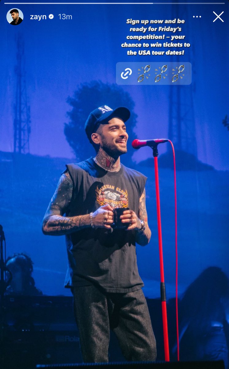 ZaynTourUpdates's tweet photo. 🚨 Zayn is giving away tickets for the US tour dates! 

You can sign up to enter via the link below!

Good luck!

🔗: https://t.co/befXknz8AK

#ZaynSTTSTour #STTSTour #StairwayToTheSkyTour #VIPKEY 
#Zayn @ZaynMalik 
@inZAYN https://t.co/wewb1oo9am