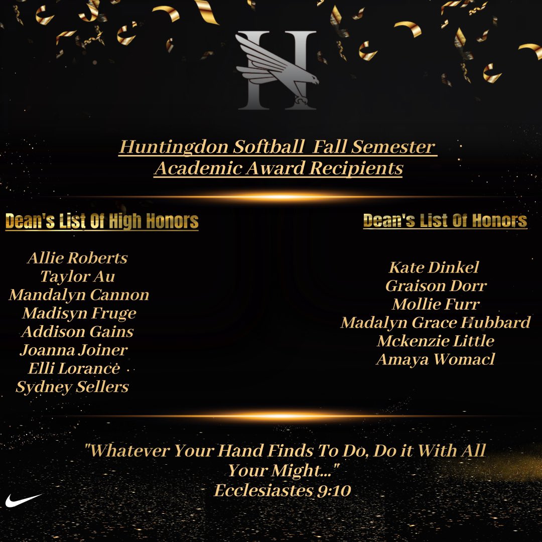 Huntingdon College Softball tweet media