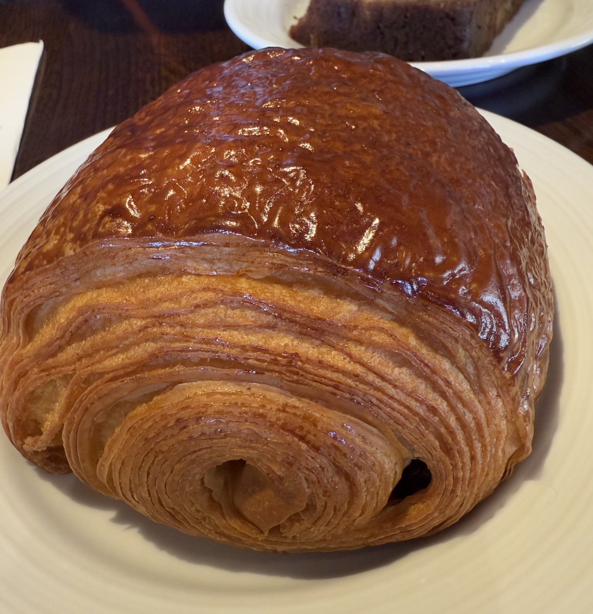 eatinglasvegas's tweet photo. For the second day in a row, we are enjoying exquisite French pastries (as good or better than any in town) in an empty #1228Main dining room. 
This distresses me no end.😕
#madeleines  
🥮🥐

@EatTalkRepeat https://t.co/ptNcEnVsEA