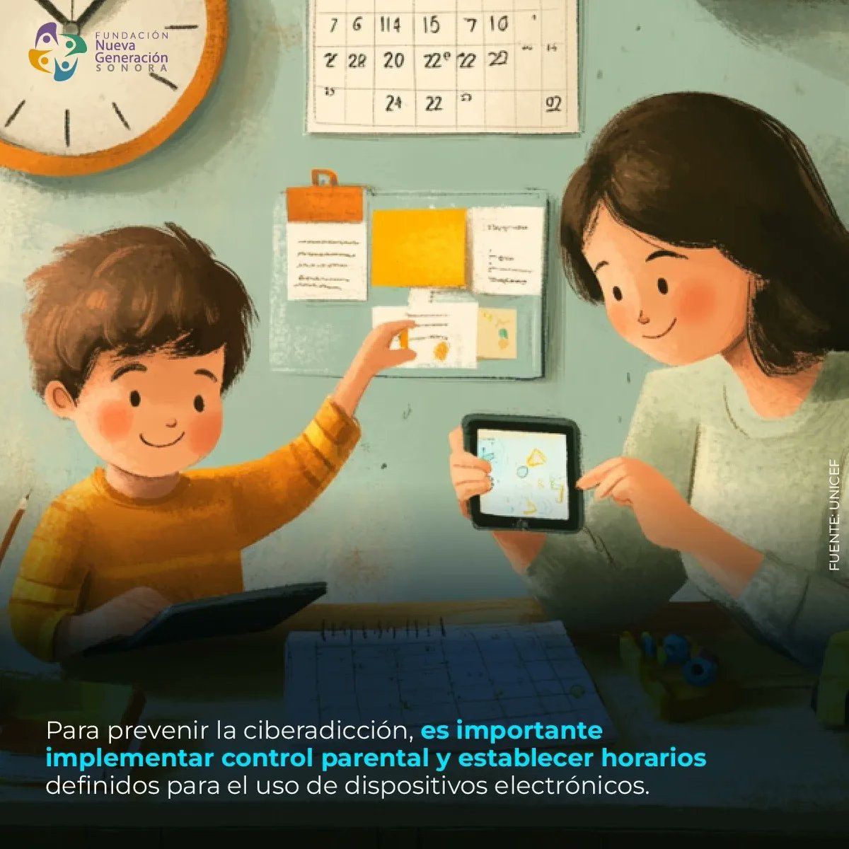 FNGSonora's tweet photo. 💻 Ciberadicción: Pasar mucho tiempo frente a las pantallas  puede afectar tu cuerpo, mente y relaciones. La tecnología es increíble, pero recuerda: tú decides cómo usarla, no ella a ti 🌐📱💻

¡Encuentra el balance y disfruta de ambos mundos! https://t.co/Lu8Qn87iV4