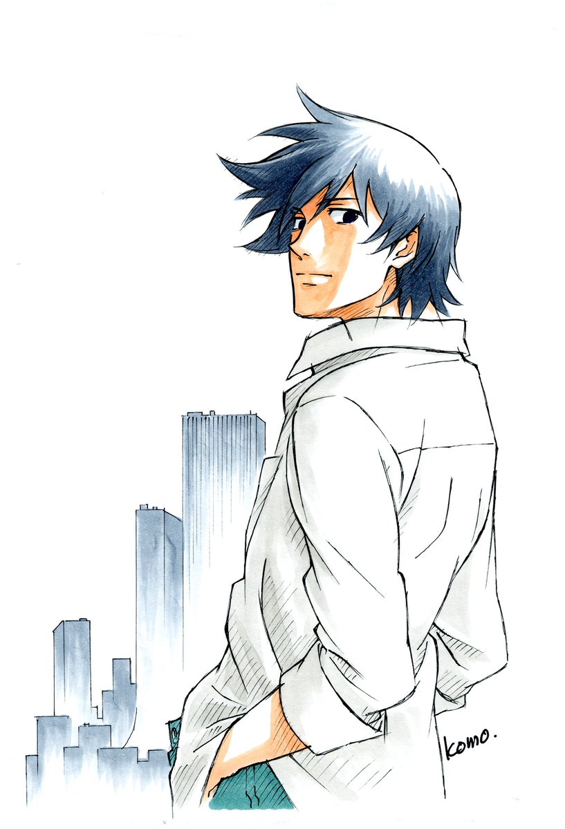 komo_tan's tweet photo. 2013年にパリのイベントに行った時の。サイン会用に描いたやつを発掘したよ。 https://t.co/EuSBhlZxV8