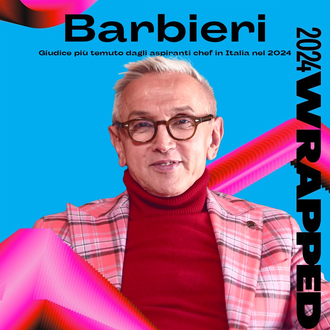barbierichef's tweet photo. Ragazzi, mi sono buttato anche io sul #wrapped... 
Mica male il 2024 di Barbieri, dai! 😉 https://t.co/w3RWegBBq2