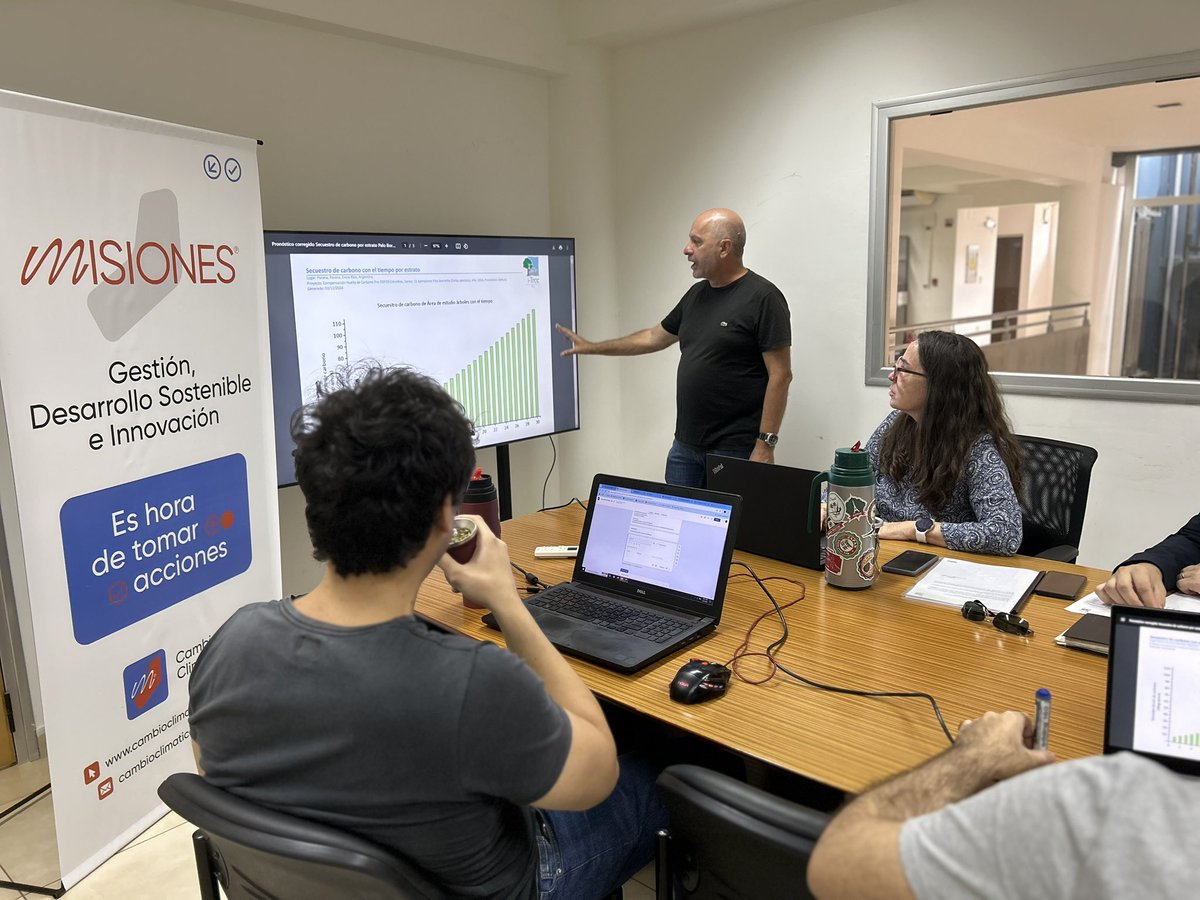 CCMisiones's tweet photo. Reporte Huella de Carbono de #PreCOP29 🌎🌿🧮 a fin de convertirlo en nuestro 1° evento carbono neutral, junto a consultora @JEBIngenieria y software #iTree
La Subsecretaría ha empezado a trabajar en eventos provinciales sustentables como #FeriaDeTurismoMisiones y #Makerland https://t.co/TojT4bgv0A