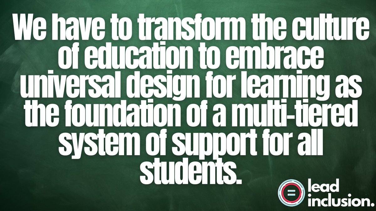 leeannjung's tweet photo. The challenge of closing achievement gaps in a post-pandemic time is not going to be resolved with an outdated model that relies on IEPs/intervention. #LeadInclusion #TeacherTwitter #UDL #MTSS https://t.co/eFbRi1gMGz