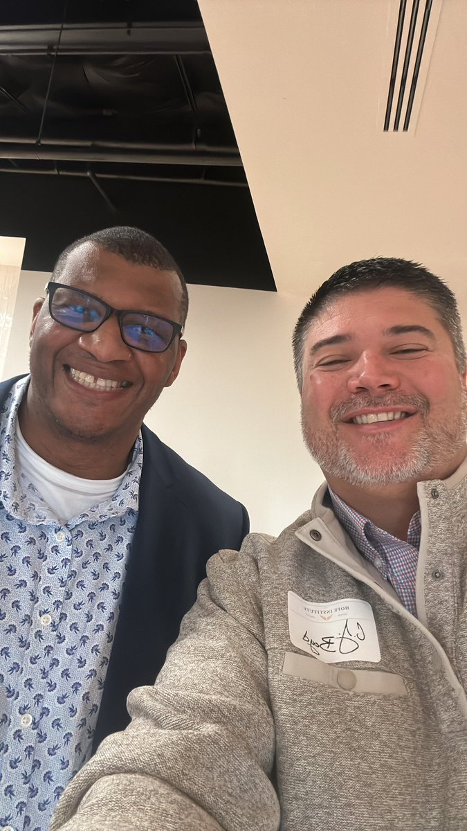 Great day with the GOAT <a href="/servemoore52/">Dr. Gregory D. Moore Jr.</a> 
<a href="/huntley_liz/">Liz Huntley</a>