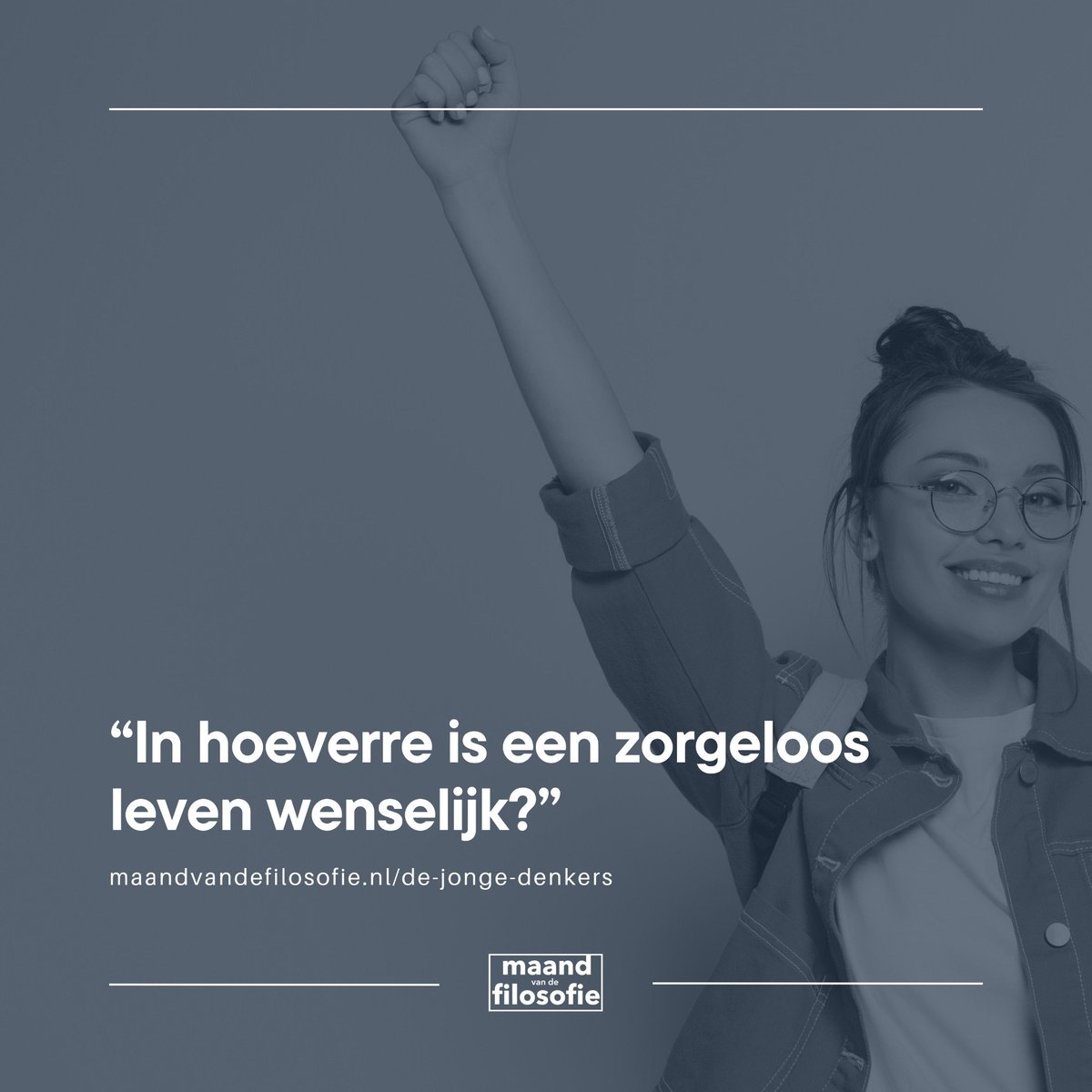 De zeven nieuwe #JongeDenkers worden op 12 december gehuldigd! 

De winnaars van de essay wedstrijd zullen ook een jaar lang actief deelnemen aan het filosofisch en maatschappelijk debat.

Aanmelden en meer info: maandvandefilosofie.nl/de-jonge-denke…