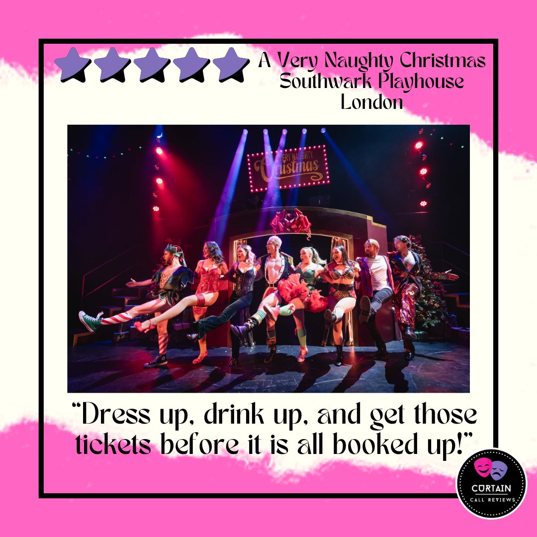 🎭Curtain Call Reviews🎭 (@curtain_callrev) on Twitter photo 🎭REVIEW🎭 - "Dress up, drink up, and get those tickets before it is all booked up!"
Read our review of <a href="/avncuk/">averynaughtychristmas</a> at <a href="/swkplay/">Southwark Playhouse</a> here:
curtaincallreviews.co.uk/a-very-naughty… 🎭REVIEW🎭 - "Dress up, drink up, and get those tickets before it is all booked up!"
Read our review of <a href="/avncuk/">averynaughtychristmas</a> at <a href="/swkplay/">Southwark Playhouse</a> here:
curtaincallreviews.co.uk/a-very-naughty…