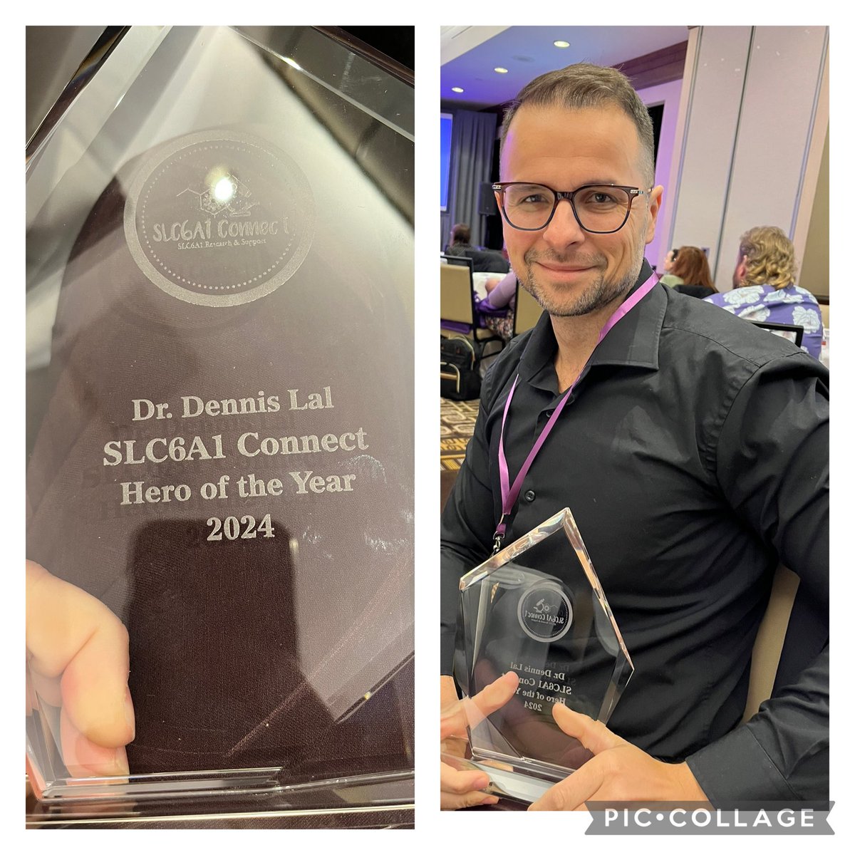 Dennis Lal (@laldennis) on Twitter photo Not an award that I need, however, one that I am proud of. True hero’s are the large team pushing things forward day to day. Thank you the team around <a href="/EdoPerezP/">Eduardo Pérez Palma</a> , <a href="/arthurste/">Arthur Stefanski</a> , <a href="/Katrine92658231/">Katrine M Johannesen</a> , <a href="/BruengerTobias/">tobias.bruenger@netcologne.de</a> <a href="/FiladelfiaGene1/">Rikke S. Møller</a> and <a href="/SLC6A1_Connect/">SLC6A1 Connect</a>
#AES2024 #SLC6A1 Not an award that I need, however, one that I am proud of. True hero’s are the large team pushing things forward day to day. Thank you the team around <a href="/EdoPerezP/">Eduardo Pérez Palma</a> , <a href="/arthurste/">Arthur Stefanski</a> , <a href="/Katrine92658231/">Katrine M Johannesen</a> , <a href="/BruengerTobias/">tobias.bruenger@netcologne.de</a> <a href="/FiladelfiaGene1/">Rikke S. Møller</a> and <a href="/SLC6A1_Connect/">SLC6A1 Connect</a>
#AES2024 #SLC6A1