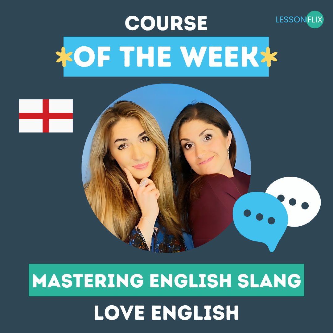 lessonflix's tweet photo. “Mastering English Slang” is a vibrant and engaging course designed by @LoveEnglishUK to help non-native English speakers understand and use contemporary slang effectively. 🏴󠁧󠁢󠁥󠁮󠁧󠁿

Start the course here: https://t.co/7T98d8GFzg #esol #learnenglish https://t.co/pel5EVBZeJ