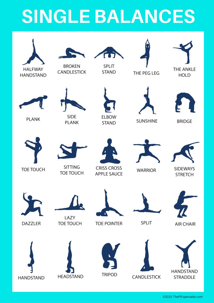 pe4everykid's tweet photo. Here’s one way I use the individual balance sheets from @thepespecialist to get students exploring a variety of ways to hold their balance. Find them here: https://t.co/O6Ul0Qg832 #physed #gymnastics #PhysicalEducation https://t.co/pVklLYOKQb