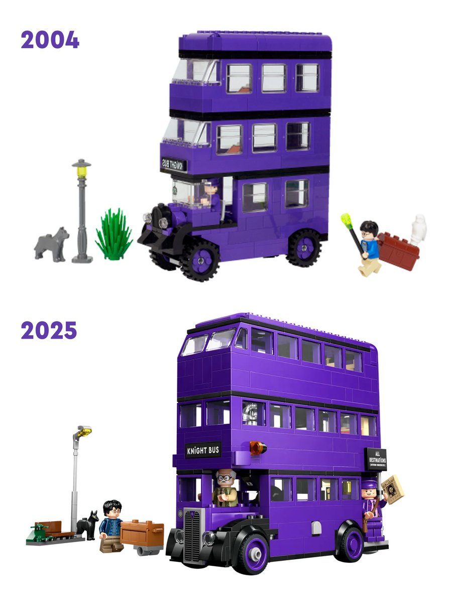 How it started vs how it's going 💜 

It was such an exciting challenge working on the brand new LEGO Harry Potter Knight Bus Adventure set, especially when 3 awesome iterations of the iconic bus have come before in the past 21 years.

Available March 2025!

#LEGO #HarryPotter