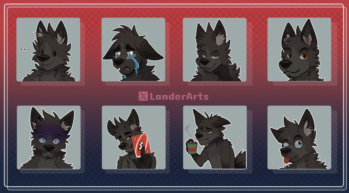 I have open commissions on telegram stickers, 5$ each
check out all the terms and manage your order on vgen.co/landerarts/com…

#furryartist #Stickers