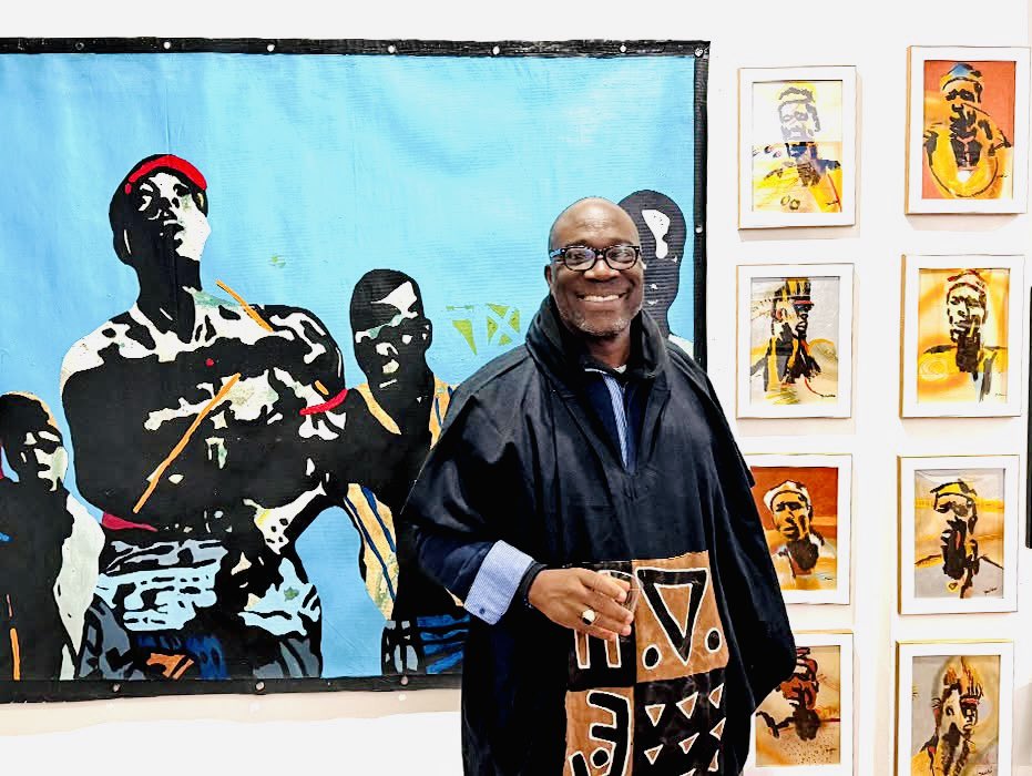 Jacobleu1's tweet photo. JACOBLEU’S ART EXHIBITION IN LONDON 🇬🇧
Elements Contemporary Art Space
253 Hoxton Street London N1 5LG
Free admission from tuesday to saturday, 11AM - 6PM. Thanks 🙏🏾
#jacobleu #art #exhibition #itsliquid #contemporary #london #uk #cotedivoire https://t.co/gt4QuuG1ap